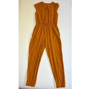 all in motion Orange Sleeveless Jumpsuit